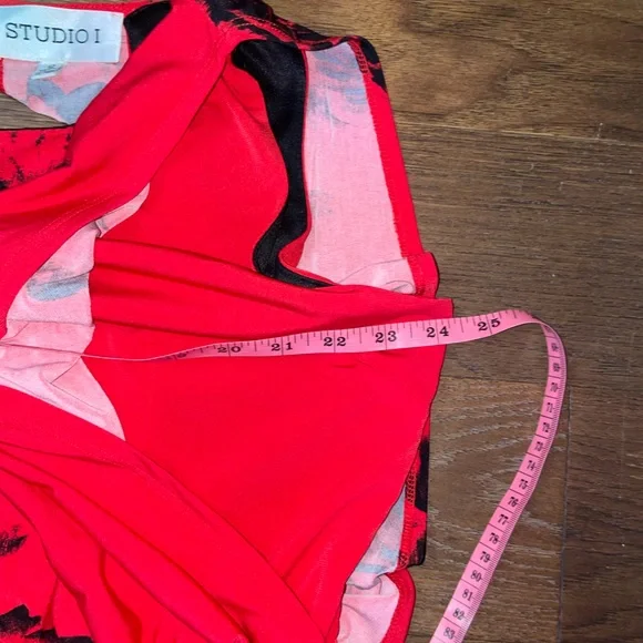 Studio I Blouson Dress Tropical Floral Print 12 - Picture 16 of 16